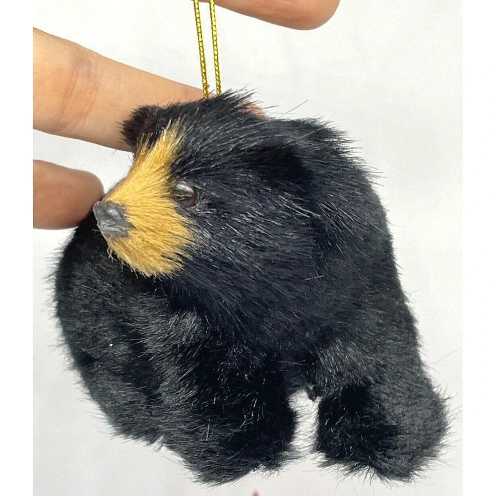Black Bear Polar Bear Alaska Christmas‎ Ornaments LOT of 7